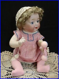13 tall Adorable rare c1920 Morimura Character Baby bisque head doll