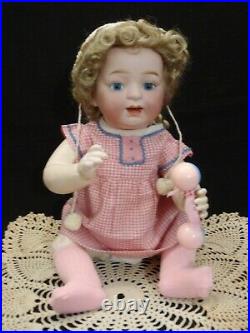 13 tall Adorable rare c1920 Morimura Character Baby bisque head doll