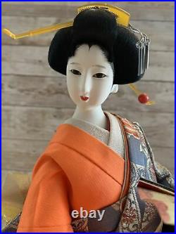 17 VINTAGE JAPANESE OYAMA NINGYO GEISHA GIRL Stunning Details