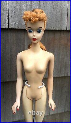 1960 Vintage #3 Blond Ponytail Dressed Barbie by Carols