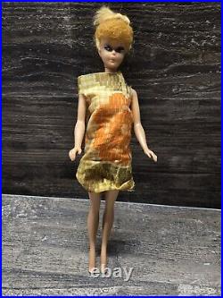 1960's Barbie Light Ash Blonde Hair Up Bun Rare