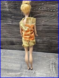 1960's Barbie Light Ash Blonde Hair Up Bun Rare