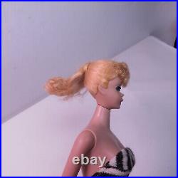 1960's Vintage #3/4 Blonde Ponytail With Zebra Swimsuit See images