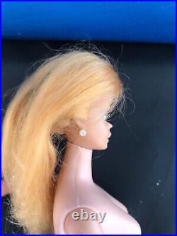 1960's Vintage Original Blonde Swirl Ponytail Barbie Doll White Irises
