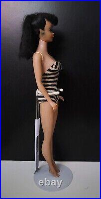 1960s Vintage Brunette Ponytail Barbie Doll