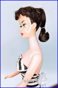 1960s Vintage Ponytail BARBIE #5 Japan Mattel #850 Brunette