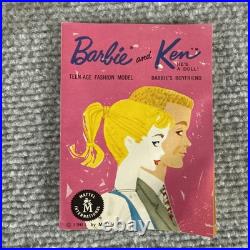 1961 Barbie Fashion Doll Vintage Japan OG Shoes & Earrings Red Tulle Dress 1961 Barbie Fashion Doll Vintage Japan OG Shoes & Earrings Red Tulle Dress