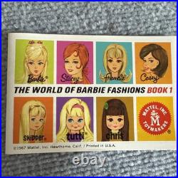 1961 Barbie Fashion Doll Vintage Japan OG Shoes & Earrings Red Tulle Dress 1961 Barbie Fashion Doll Vintage Japan OG Shoes & Earrings Red Tulle Dress