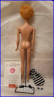 1961 Blonde Bubble Cut in Box Accessories Highly Collectible