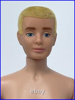 1961 First Issue Ken #750 IN BOX Blonde Flocked Hair Vintage Barbie Swimsuit