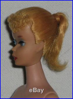 1961 Nr. 4 Ponytail Barbie massiver body Vintage Japan 1958 aus USA