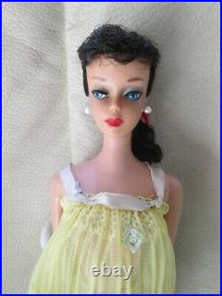 1961 Original Japan Barbie Ponytail#5hard Curl+curly Bangsuntouched Face#850