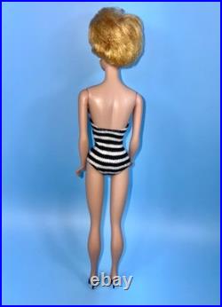 1961 Vintage White Ginger Bubble Cut Barbie Japan Beautiful Swimsuit Heels