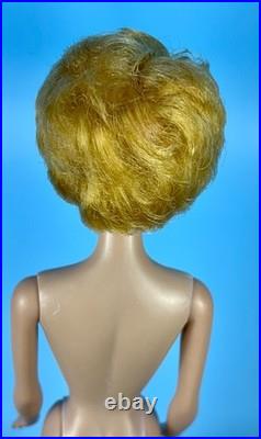 1961 Vintage White Ginger Bubble Cut Barbie Japan Beautiful Swimsuit Heels