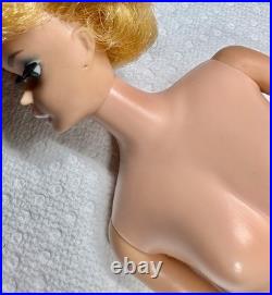 1961 Vintage White Ginger Bubble Cut Barbie Japan Beautiful Swimsuit Heels