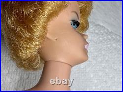 1961 Vintage White Ginger Bubble Cut Barbie Japan Beautiful Swimsuit Heels
