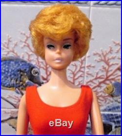 1962 Japan Vtg. American Girl Lemon Bubblecut Barbiewhite Ginger#850ossheels