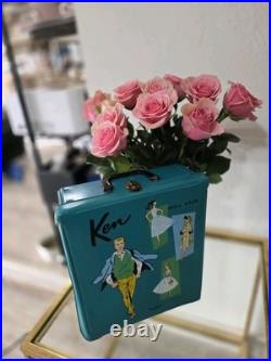 1962 Ken With Traveling Case and Accessories Barbie Doll Vintage Mattel 1960s 1962 Ken With Traveling Case and Accessories Barbie Doll Vintage Mattel 1960s