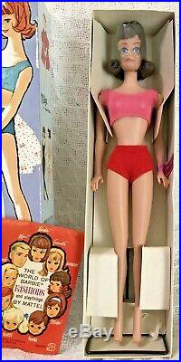 1962 Vintage Japan Midge Barbies Best Friend, Doll WithOriginal Box #860 Brunette