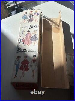 1962 Vintage Mattel Barbie No. 850 Blonde Bubble Cut withBox Japan