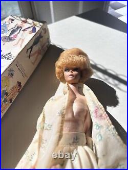 1962 Vintage Mattel Barbie No. 850 Blonde Bubble Cut withBox Japan