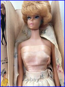 1962 Vintage Mattel Barbie No. 850 Blonde Bubble Cut withBox Japan