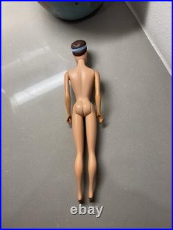 1962 Vintage Mattel Fashion Queen Barbie Doll With Set Of 3 Wigs Japan Clean