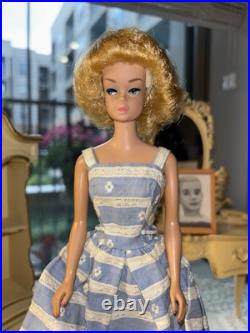 1962 Vintage Mattel Fashion Queen Barbie Doll With Set Of 3 Wigs Japan Clean