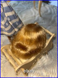 1962 Vintage Mattel Fashion Queen Barbie Doll With Set Of 3 Wigs Japan Clean
