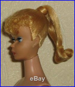 1963 blonde Ponytail Nr. 5, Barbie Vintage Japan 1958