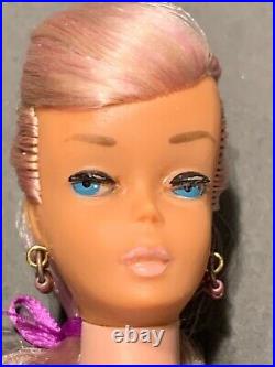 1964-1965 Vintage Barbie OOAK Platinum Blonde Swirl Ponytail Doll