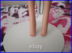 1964 Bubble Cut Barbie Blonde White Lips? MATTEL? JAPAN Stamp on Foot