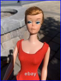 1964 Vintage Swirl Ponytail, Auburn Romance in Sunlight