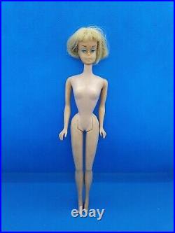 1965-66 Vintage Barbie American Girl #1070 Bendable Legs Blonde READ