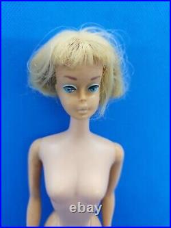 1965-66 Vintage Barbie American Girl #1070 Bendable Legs Blonde READ