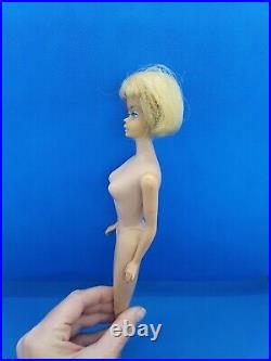 1965-66 Vintage Barbie American Girl #1070 Bendable Legs Blonde READ