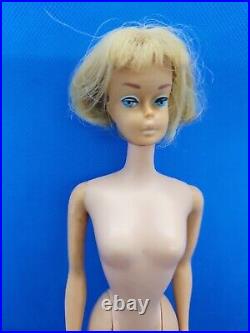 1965-66 Vintage Barbie American Girl #1070 Bendable Legs Blonde READ