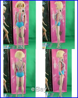 1965 67 Vintage BARBIE AMERICAN GIRL #1070 BLONDE All Original Box & Outfit