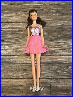 1965 Barbie FRANCIE DOLL Brunette WithLashes Bending Legs Dress Shoes Japan