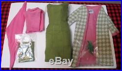 1965 Japan Vintagebarbiepoodle Parade Setpumpsdresscoatbagscarf#1643