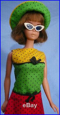 1965 Vintage Barbie American Girl, long hair, AG, Mattel, #1690 Studio Tour, Japan