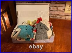 1966 Barbie from Japan with a bunch of 1960's & vintage cloths and storage box
