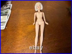 1966 Barbie from Japan with a bunch of 1960's & vintage cloths and storage box