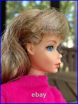 1966 Japan Barbie Doll Tnt Twist-n-turn Blonde Hair Blue Eyes Bendy Click Knees