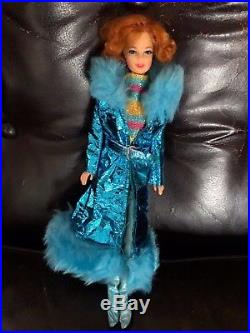 1966 Vintage Barbie Doll Red Head Bendy Legs Twist N Turn Made in Japan MATTEL