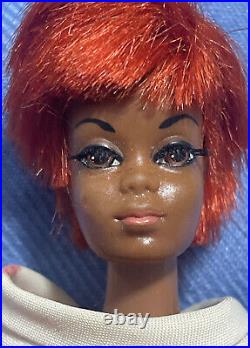1966 Vintage Barbie Julia Twist n Turn Doll. Mattel Diahann Carroll Redhead