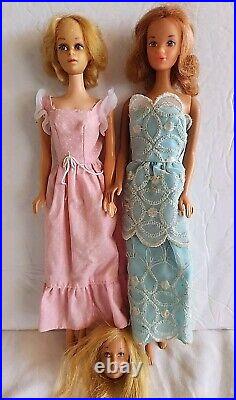 1966 vintage Mattel Twist N Turn Barbie Doll JAPAN LOT OF 2