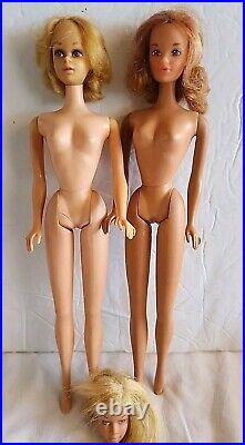 1966 vintage Mattel Twist N Turn Barbie Doll JAPAN LOT OF 2