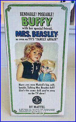 1967 MATTEL NEW SEALED BUFFY & MRS. BEASLEY TUTTI SIZE Mod Vintage Barbie Friend