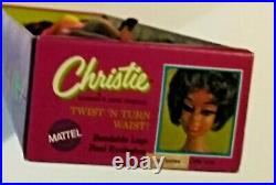 1968 BARBIE CHRISTIE DOLL 1119 TNT MINT OSS Never Removed from Box Wrist Tag